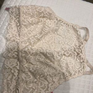 Cream bralette from Target